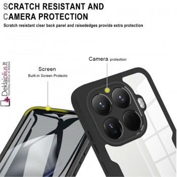 360 laipsnių smūgiams atsparus dėklas (Xiaomi 15T Pro) 360 laipsnių smūgiams atsparus dėklas (Xiaomi 15T Pro)